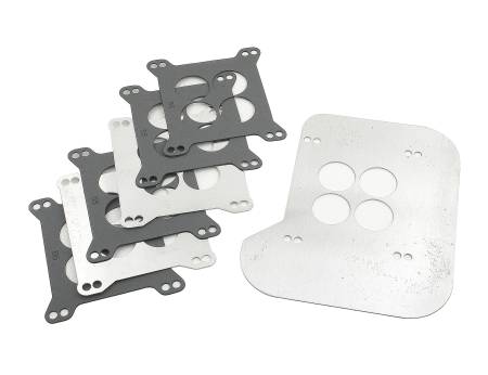 Mr. Gasket - Mr. Gasket 3710 - Carburetor Heat Shields - Holley (exc. 4500) and Carter AFB - 4 Barrel - 1/2"