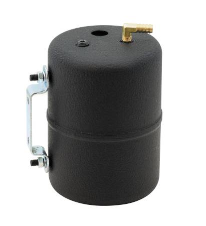 Mr. Gasket - Mr. Gasket 3701 - Vacuum Canister - Steel - 5" Diameter 6-3/4" High - Black Finish - w/ Hardware Included