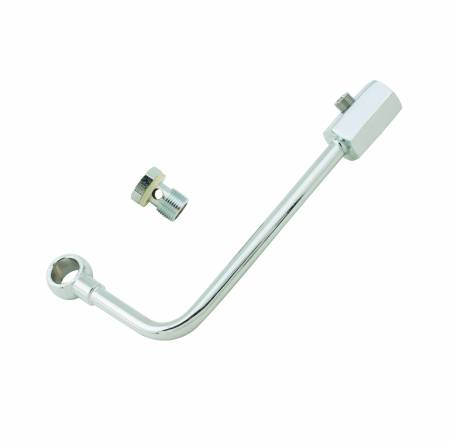 Mr. Gasket - Mr. Gasket 29883 - Fuel Line - Carter / Edelbrock - Chrome