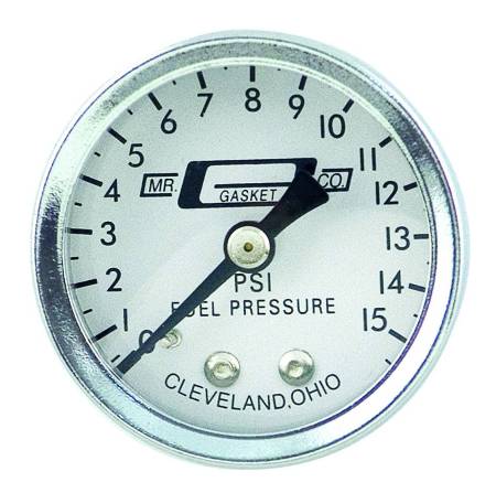 Mr. Gasket - Mr. Gasket 1561 - Fuel Pressure Gauge - 0-15 PSI