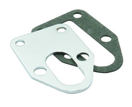 Mr. Gasket - Mr. Gasket 1514 - Mounting Plate for Fuel Pump - Small Block Chevy - Chrome