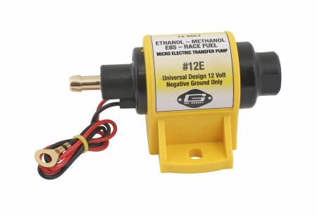 Mr. Gasket - Mr. Gasket 12E - Micro-Electric Fuel Pump - for Ethanol and Methanol - 35GPH @ 4-7 PSI