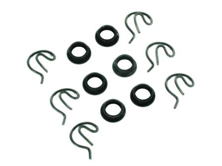 Mr. Gasket - Mr. Gasket 11 - Shifter Bushing Kit - Steel Clips and Bushings