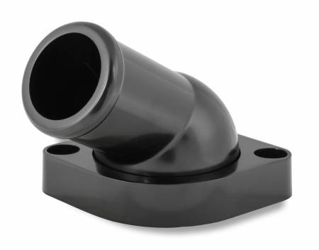 Mr. Gasket - Mr.Gasket Water Neck GM LS 30 Degree Swivel Water Neck - Black Finish