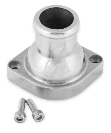 Mr. Gasket - Mr.Gasket 2671NA - GM LS Straight Water Neck - Polished Aluminum