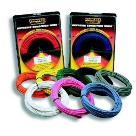 Painless Wiring - Painless Wiring 70700 - 10 Gauge Red TXL Wire (25 ft.)