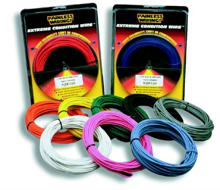 Painless Wiring - Painless Wiring 70701 - 10 Gauge Black TXL Wire (25 ft.)