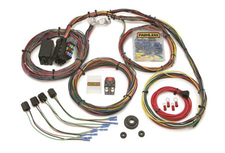 Painless Wiring - Painless Wiring 10127 - Customizable Mopar Color Coded Chassis Harness - 21 Circuits