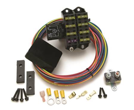 Painless Wiring - Painless Wiring 70207 - Cirkit Boss Aux. Fuse Block/7 Circuits w/TXL Wire/Weather Sealed