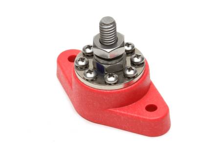 Painless Wiring - Painless Wiring 80114 - 8-Point Distribution Block (Red)