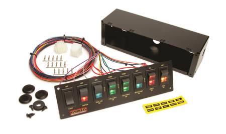 Painless Wiring - Painless Wiring 50202 - 8-Switch Panel/Non-Fused/Roll Bar Mount (use w/50001)