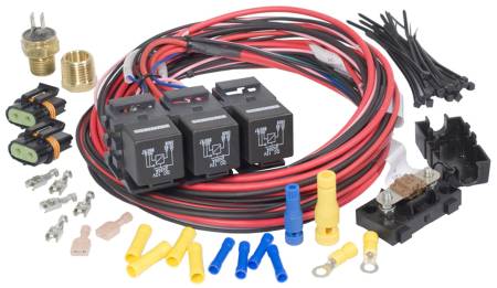 Painless Wiring - Painless Wiring 30116 - Dual Activation/Dual Fan Relay Kit (on 195, off 185)