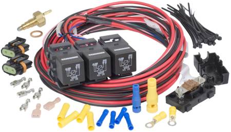 Painless Wiring - Painless Wiring 30118 - GEN III, IV Truck Dual Activation/Dual Fan Relay Kit (on 205, off 190)