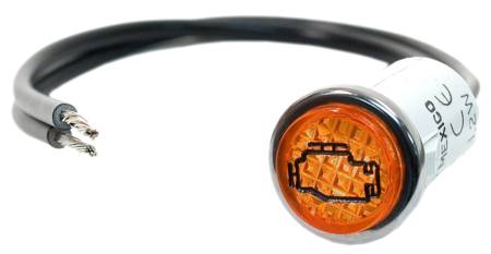 Painless Wiring - Painless Wiring 80207 - 1/2" Amber Check Engine Light