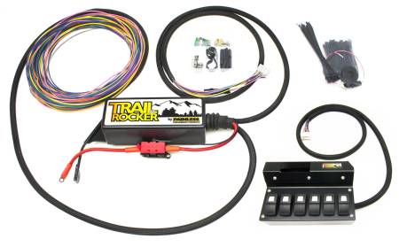 Painless Wiring - Painless Wiring 57003 - Trail Rocker System Jeep Wrangler JK 2009-18 w/Overhead 6 Switch Box (W/Non-Auto Dimming Mirror Only)