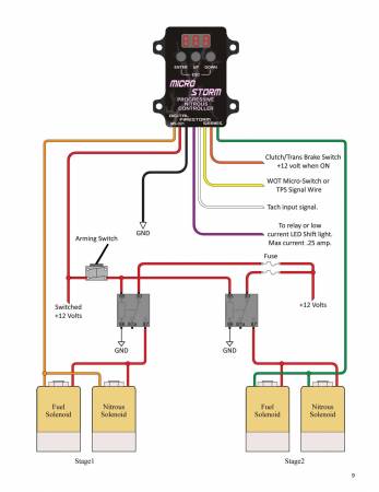 Nitrous Wiring Diagram With Transbrake from sdparts.com