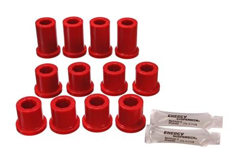 Energy Suspension - Energy Suspension 8.2102R - FRONT SPRING/SHACKLE BUSHING