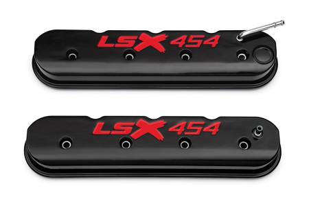 Chevrolet Performance - Chevrolet Performance 19171497 - Black LSX 454 Valve Covers for LS Engines
