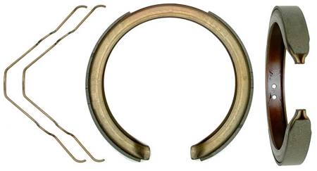 ACDelco - ACDelco 17784B - Bonded Rear Parking Brake Shoe with Hardware