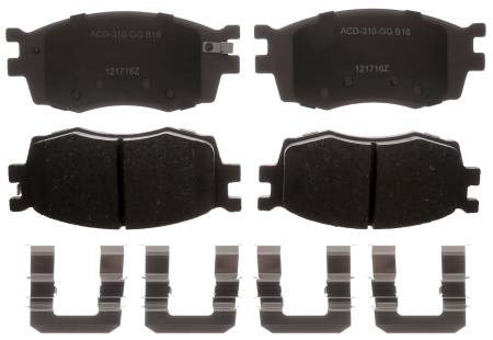 ACDelco - ACDelco 14D1156CHF1 - Ceramic Front Disc Brake Pad