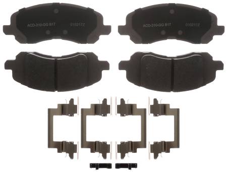 ACDelco - ACDelco 14D1285CHF2 - Ceramic Front Disc Brake Pads