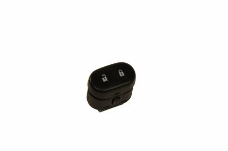 ACDelco - ACDelco 15823977 - Black Door Lock Switch with Blue Backlight