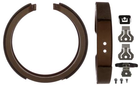 ACDelco - ACDelco 17781B - Bonded Rear Drum In-Hat Parking Brake Shoe Set