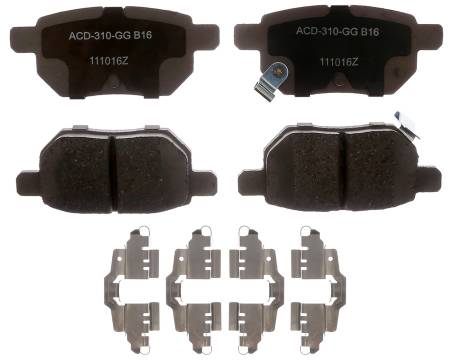 ACDelco - ACDelco 17D1354CHF1 - Ceramic Rear Disc Brake Pad Set