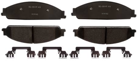 ACDelco - ACDelco 17D1070CHF1 - Ceramic Front Disc Brake Pad Set