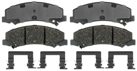 ACDelco - ACDelco 17D1159MHPVF1 - Performance (Police) Semi Metallic Front Disc Brake Pad Set