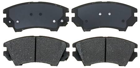 ACDelco - ACDelco 17D1404MHPVF1 - Performance (Police) Semi Metallic Front Disc Brake Pad Set