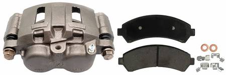 ACDelco - ACDelco 18R1373F1 - Rear Disc Brake Caliper with Pads (Loaded Non-Coated)