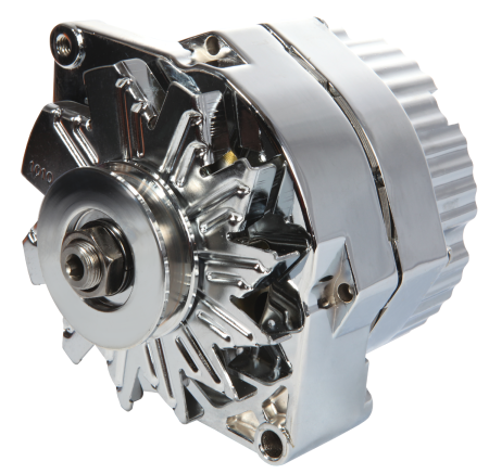 Proform - Proform 66445.1N - Alternator; 100 AMP; GM 1 Wire Style; Machined Pulley; Chrome Finish; 100% New