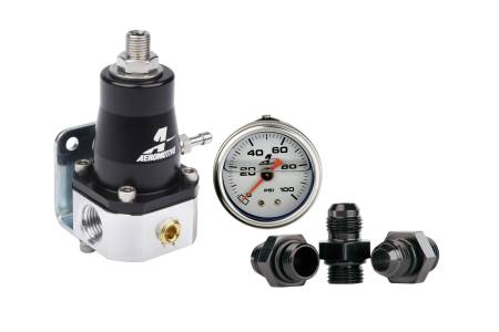 Aeromotive Fuel System - Aeromotive Fuel System 13130 - Compact EFI Regulator and Fitting Kit