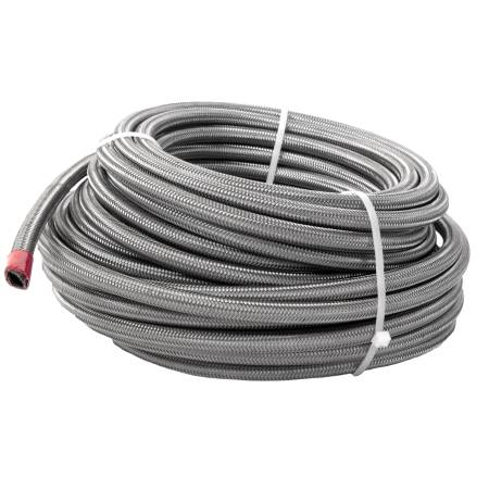 Aeromotive Fuel System - Aeromotive Fuel System 15301 - Hose, Fuel, PTFE, Stainless Steel Braided, AN-06 x 4'