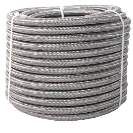 Aeromotive Fuel System - Aeromotive Fuel System 15304 - Hose, Fuel, PTFE, Stainless Steel Braided, AN-08 x 4'