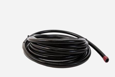 Aeromotive Fuel System - Aeromotive Fuel System 15328 - Hose, Fuel, PTFE, Stainless Steel Braided, Black Jacketed, AN-10 x 8'