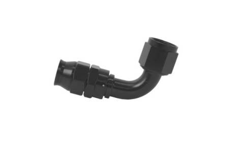 Aeromotive Fuel System - Aeromotive Fuel System 15358 - Hose End, PTFE, AN-10, 90, Black Anodized