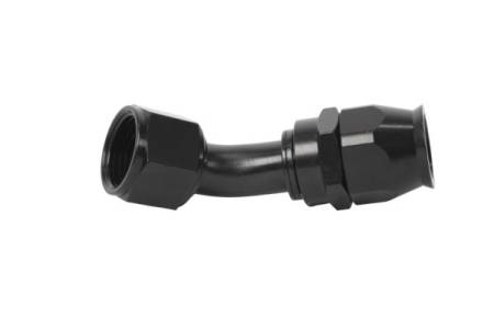 Aeromotive Fuel System - Aeromotive Fuel System 15360 - Hose End, PTFE, AN-12, 45, Black Anodized