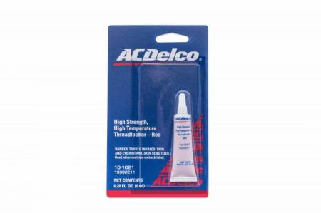 ACDelco - ACDelco 10-2029 - 10-2029 - Red High-Temp High-Strength Thread Locker - 0.20 oz