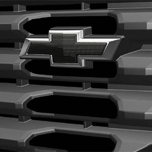 GM Accessories - GM Accessories 84293092 - Bowtie Grille Emblem in Black (small) [2021+ Silverado]