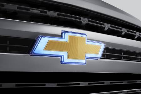 GM Accessories - GM Accessories 85515612 - Illuminated Bowtie Emblem in Gold [2021+ Silverado]