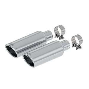 GM Accessories - GM Accessories 19303347 - Bright Chrome Dual Exit Exhaust Tip Set