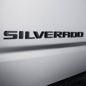 GM Accessories - GM Accessories 86539774 - Silverado WT Emblems in Black [2021+ Silverado]