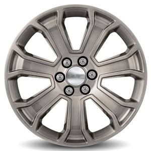 GM Accessories - GM Accessories 19301163 - 22x9-Inch Aluminum 7-Spoke Wheel in Silver