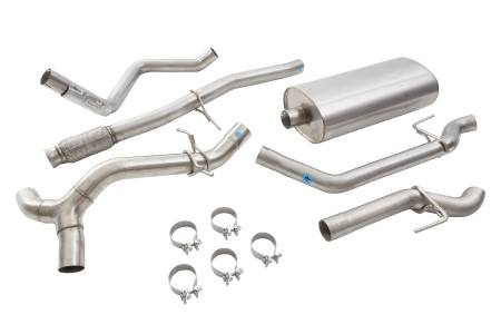 GM Accessories - GM Accessories 84964740 - 5.3L Long Wheel Base Cat-Back Dual Exit Exhaust Upgrade System [2021+ Silverado]