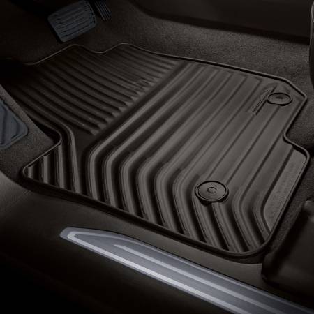 GM Accessories - GM Accessories 84521603 - Crew Cab Front and Rear Premium All-Weather Floor Mats in Atmosphere [2021+ Silverado]