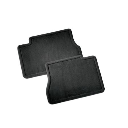 GM Accessories - GM Accessories 84531850 - Rear Premium Carpeted Floor Mats in Jet Black [2014-19 Silverado]