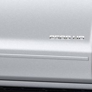 GM Accessories - GM Accessories 23233842 - Double Cab Smooth Door Moldings in Quicksilver Metallic [2015-19 Silverado]