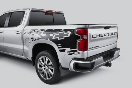 GM Accessories - GM Accessories 84425973 - Bedside Decal Package with Chevrolet Bowtie [2021+ Silverado]